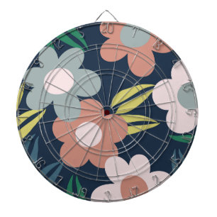 Spring flowers dartboard