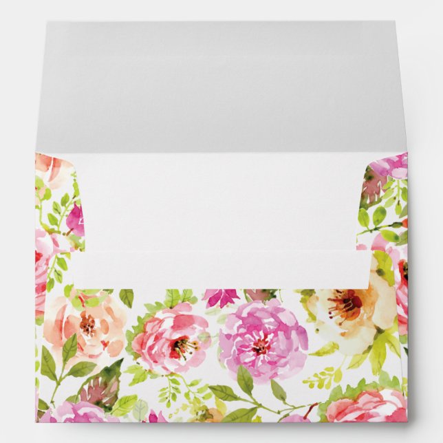 Spring Flowers Envelope (Back (Bottom))