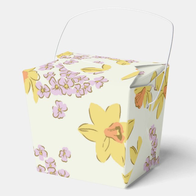 spring flowers favor box (Front)