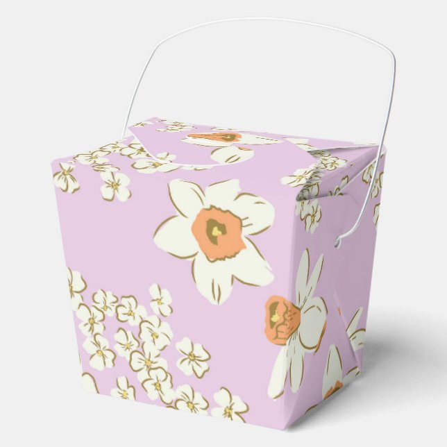 spring flowers favor box (Front)