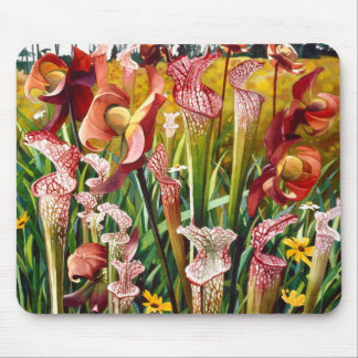 "Spring Flowers" Floral Watercolor Art Mouse Pad