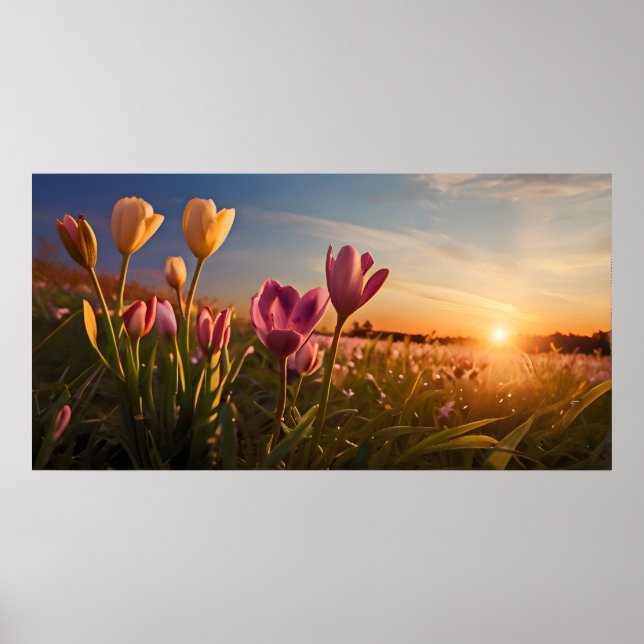 Spring flowers for Valentines day Poster (Front)