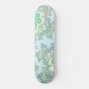 spring flowers fractal skateboard