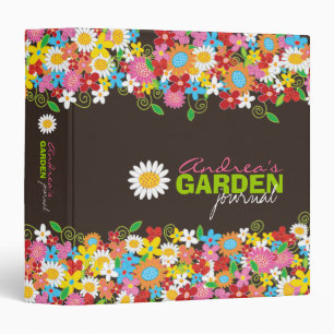 Spring Flowers Garden Journal 1.5" Binder