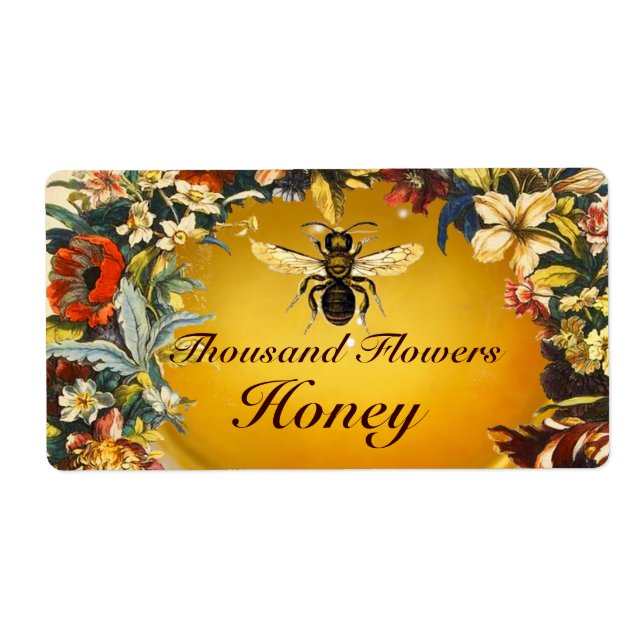 SPRING FLOWERS HONEY BEE ,BEEKEEPER (Front)