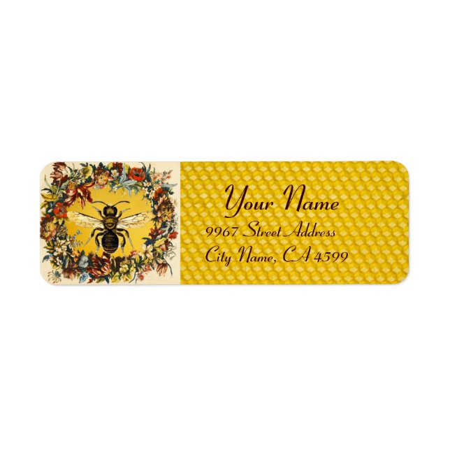 SPRING FLOWERS HONEY BEE ,BEEKEEPER (Front)