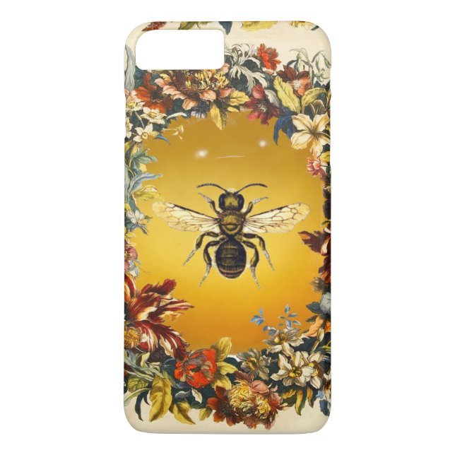 SPRING FLOWERS HONEY BEE / BEEKEEPER BEEKEEPING Case-Mate iPhone CASE (Back)
