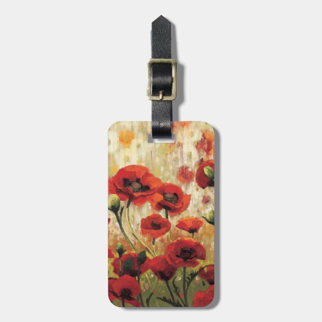 Spring Flowers in a Garden Luggage Tag (Front Vertical)
