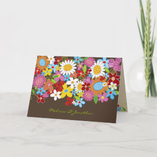 Spring Flowers Invitation Announcement Custom Card