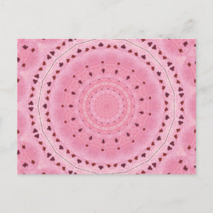 Spring Flowers Kaleidoscope Greeting Card