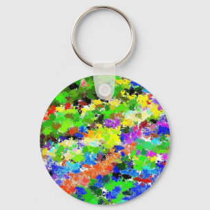 Spring Flowers Keychain