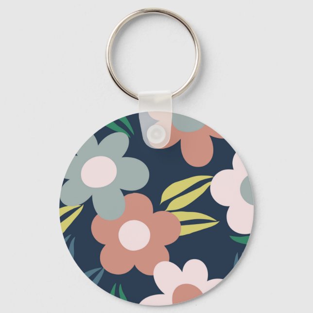 Spring flowers keychain (Front)