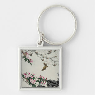 Spring Flowers Keychain