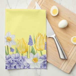 Spring Flowers Kitchen Towel