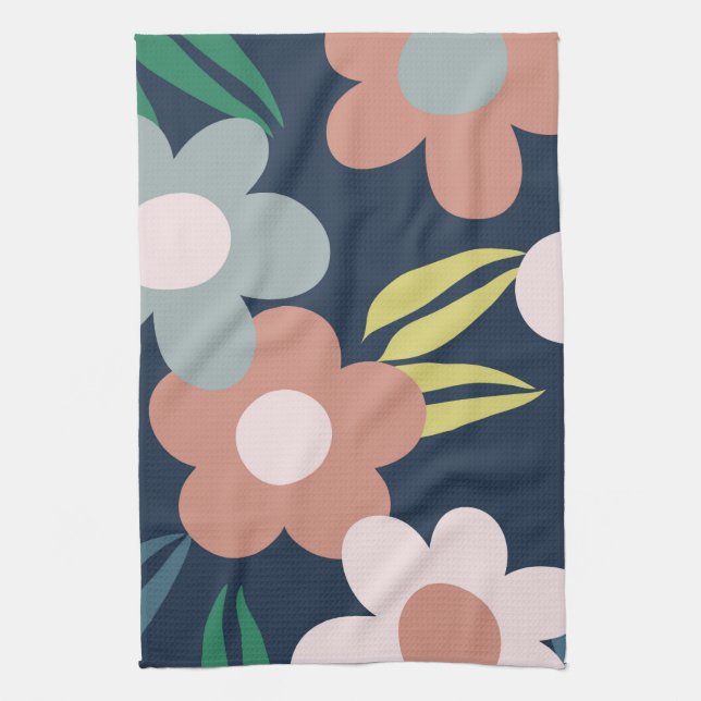 Spring flowers kitchen towel (Vertical)