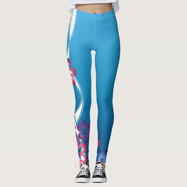 Spring Flowers Leggings (Front)