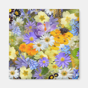 Spring Flowers Magnet