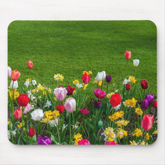 Spring flowers mouse pad (Front)
