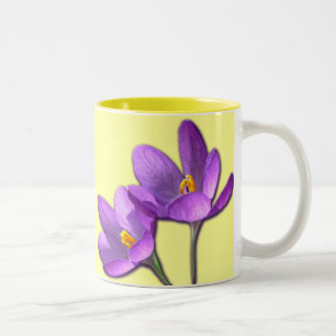Spring Flowers Mug Coffee Cup Crocus Flower Cup