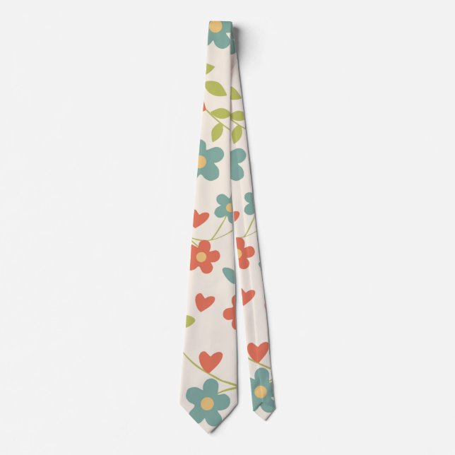 Spring Flowers Neck Tie (Front)