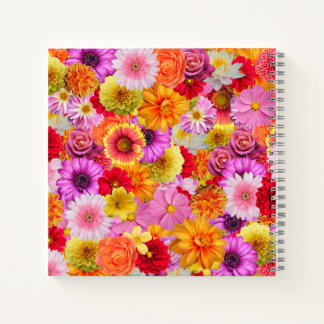 spring flowers notebook