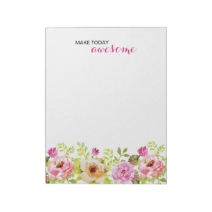 Spring Flowers Notepad