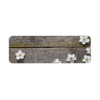Spring Flowers On Wooden Table