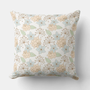 spring flowers outdoor pillow