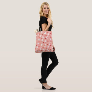  Spring Flowers Pattern Tote Bag