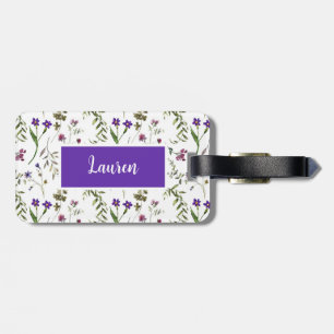 Spring Flowers Personalized  Luggage Tag