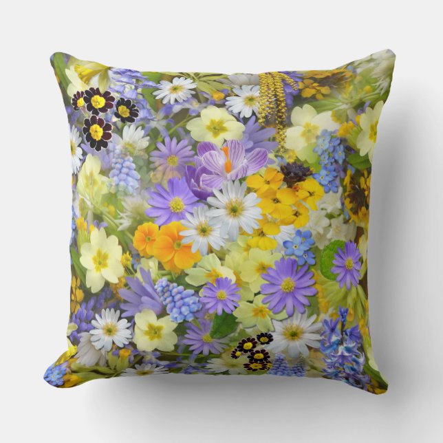 spring flowers pillow (Front)