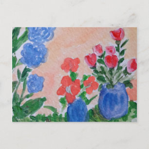 Spring Flowers Postcard
