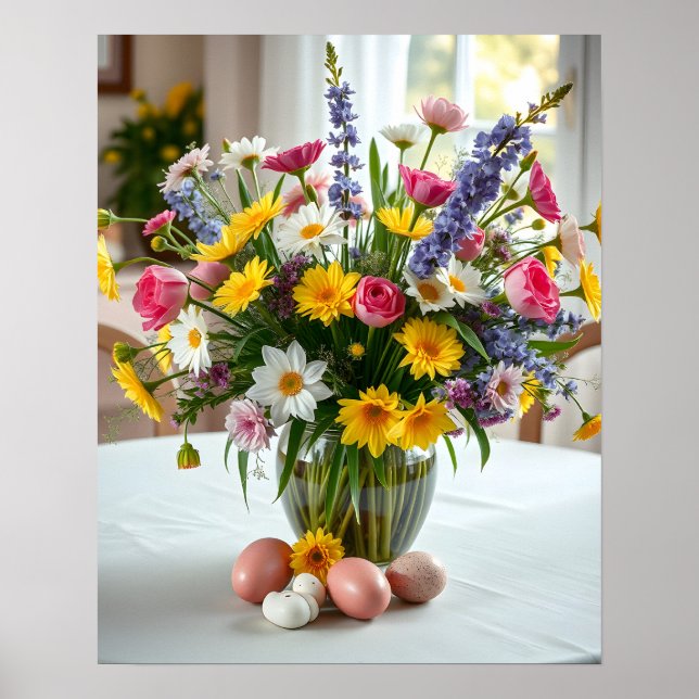 Spring Flowers Poster (Front)