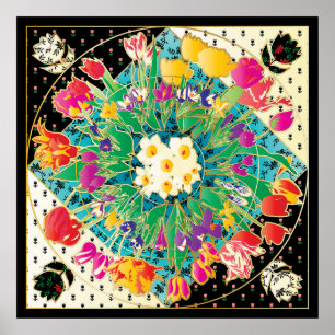 Spring Flowers Poster