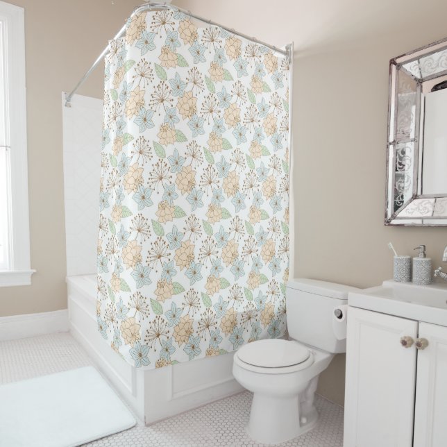 spring flowers shower curtain (In Situ)