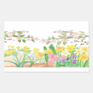 Spring Flowers Sticker