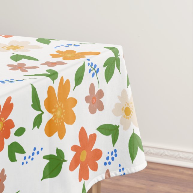 Spring flowers tablecloth (In Situ)