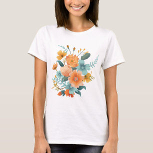 Spring Flowers Theme T-Shirt