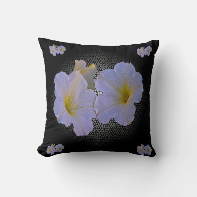Spring Flowers. Throw Pillow (Front)