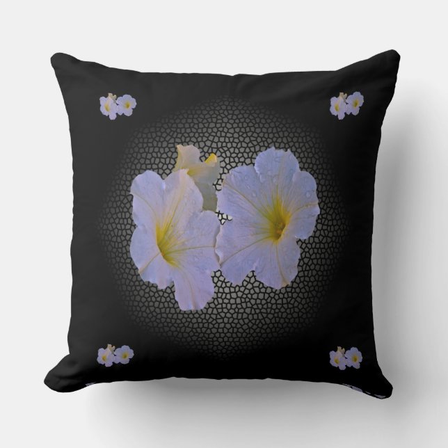 Spring Flowers. Throw Pillow (Front)