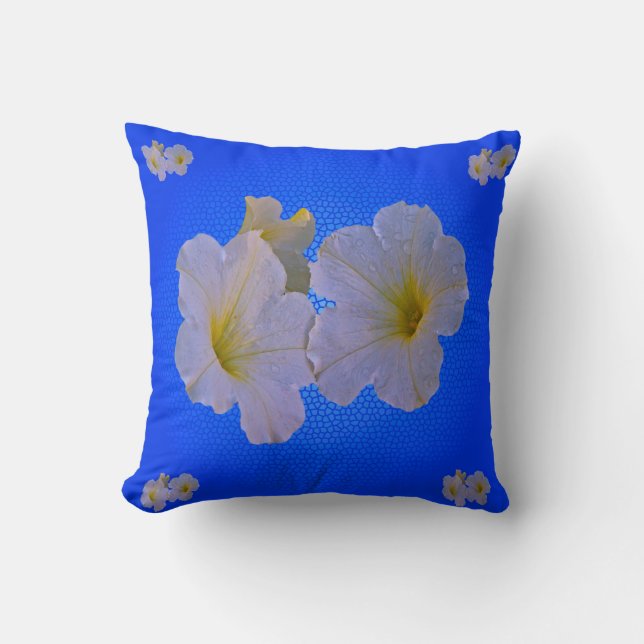 Spring Flowers Throw Pillow (Front)