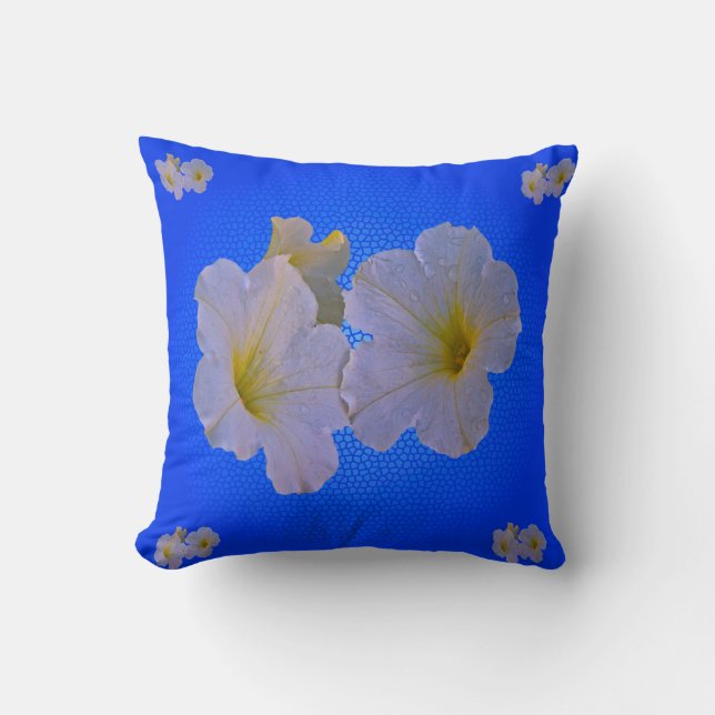 Spring Flowers Throw Pillow (Front)