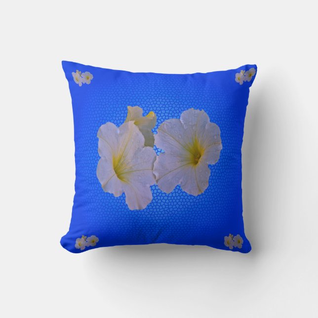 Spring Flowers Throw Pillow (Front)