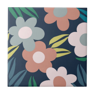Spring flowers tile