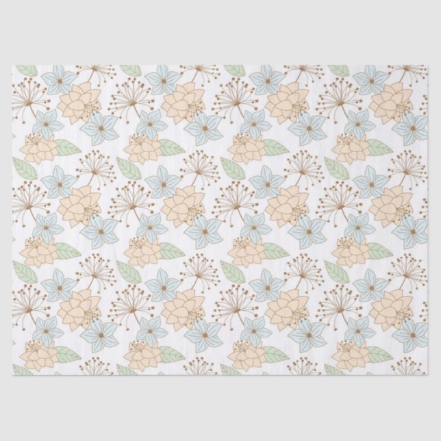 spring flowers tissue paper  (Front)
