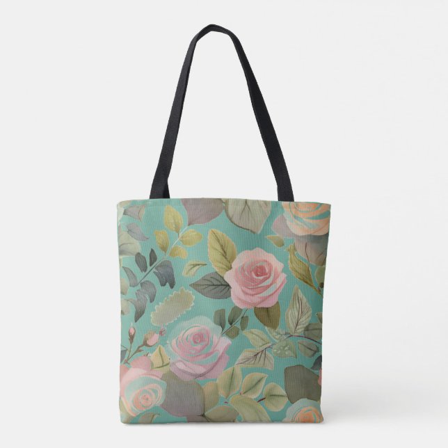 Spring Flowers  Tote Bag (Back)