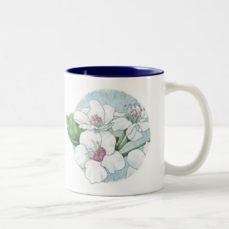 spring flowers Two-Tone coffee mug