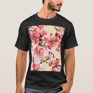 Spring Flowers U Pattern T-Shirt