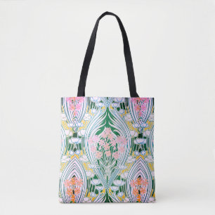 Spring Flowers Vintage Art Nouveau Fine Art Tote Bag