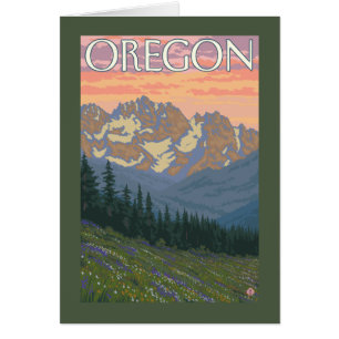 Spring Flowers- Vintage Travel Poster
